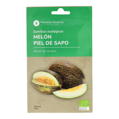 Sementes de Melão Piel de Sapo Biológicas Planeta Huerto