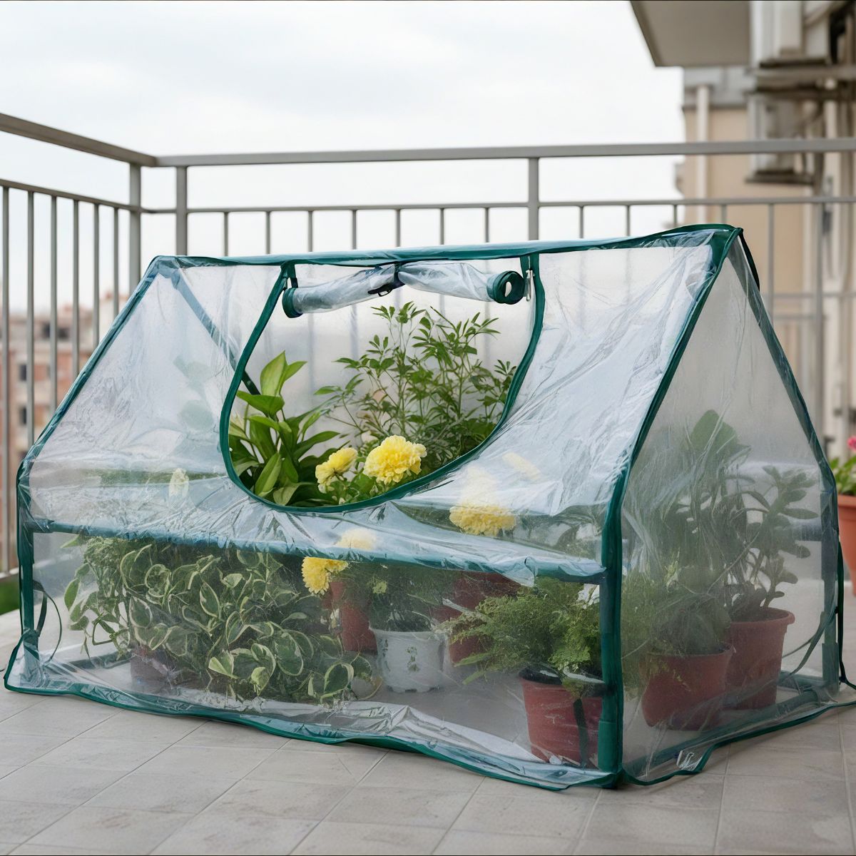 Mini estufa de pavimento Biotop em PVC 100 x 60 cm