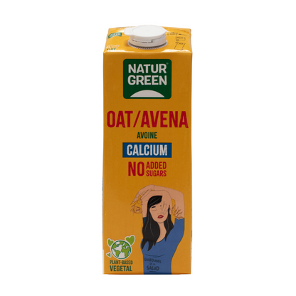 Naturgreen Aveia/Bebida vegetal de aveia sem adição de açúcares cálcio 1 litro