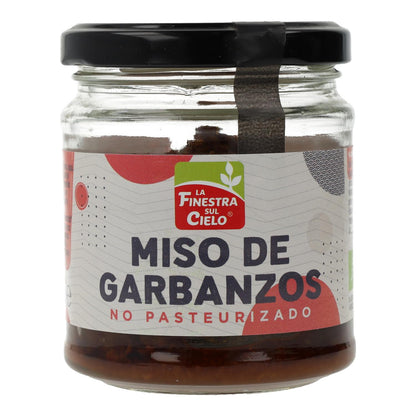 Misô de grão de bico biológico não pasteurizado La Finestra Sul Cielo 150g