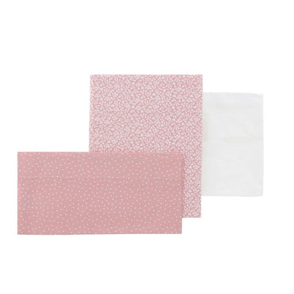 Lençol de berço 3 peças berço 60 Forest Cambrass Forest Pink