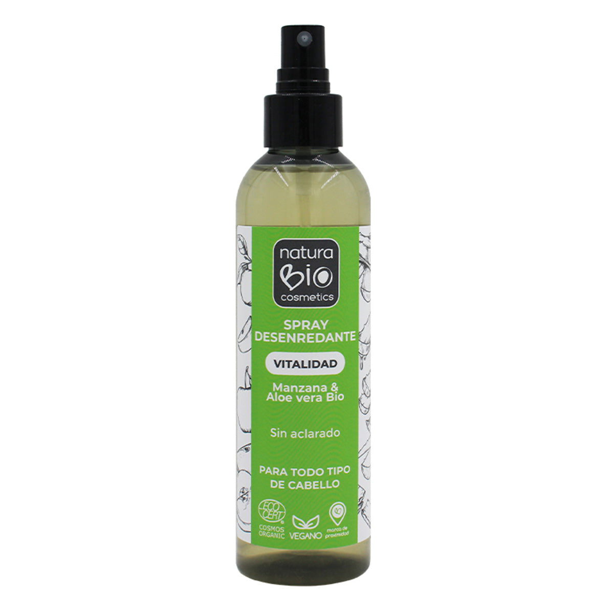 Naturabio Aloe Apple Vitality Spray Desembaraçante 200 ml
