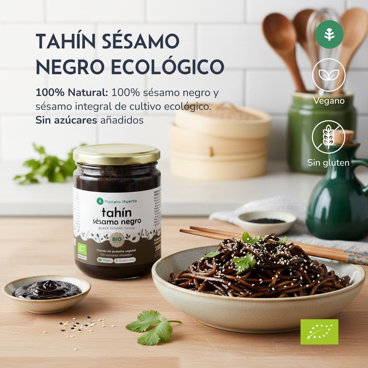 Sésamo Preto ECO Tahine Planet Garden 350 g