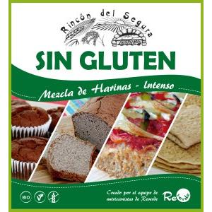 Mistura de farinha biológica sem glúten intensa 1 kg