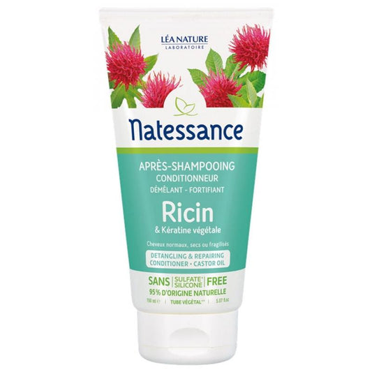 Condicionador Natessance Castor Oil com Queratina Vegetal 150 ml