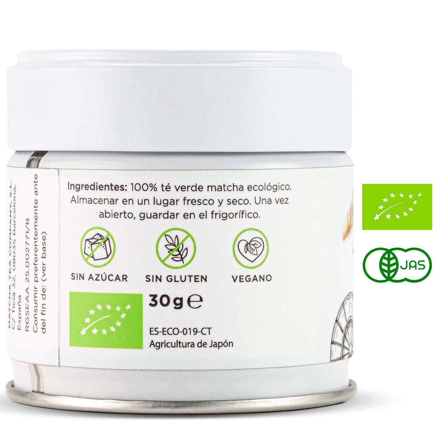Chá Cerimonial Matcha 100% biológico Matcha &amp; CO 30 g