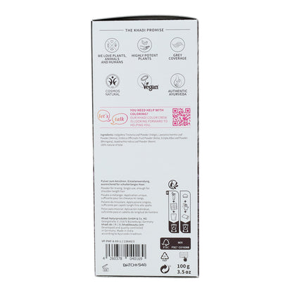 Khadi Castanho Escuro Tinta Natural 100g