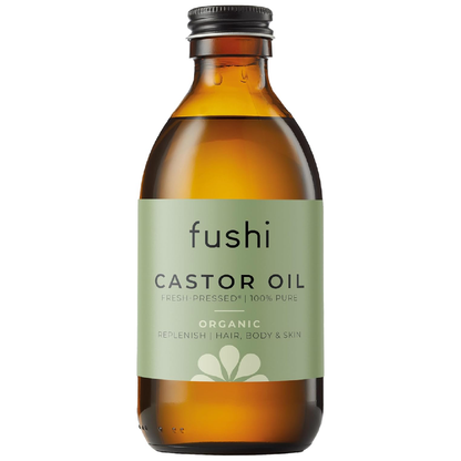 Óleo de Rícino Orgânico Fushi para o Cabelo, Óleo Virgem Prensado a Frio 250ml