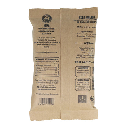 Chufa Moída de Valência DO Mon Orxata 225 g