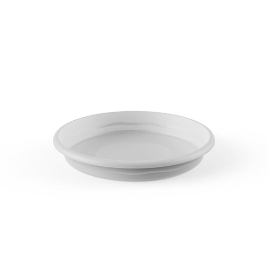Pires para vaso de flores em terracota branca D 30 x 4,4