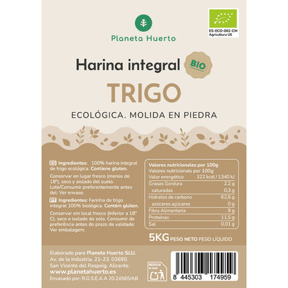 Farinha de Trigo Integral Eco Planet Garden 5 Kg