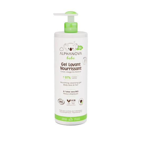 Alphanova Baby Gel Dermolimpante Nutritivo Orgânico 400ml