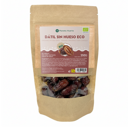 Tâmaras sem caroço biológicas Planeta Huerto 250 g