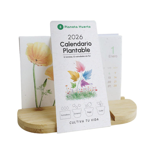 Calendário plantável de Natal 2026 Planeta Huerto Transforme o tempo em natureza