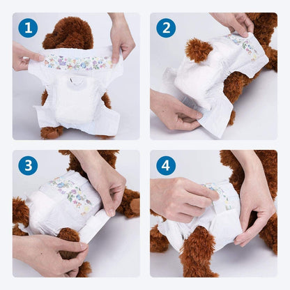 Fraldas Nobleza XL para Cães Fêmeas, 12 Unidades