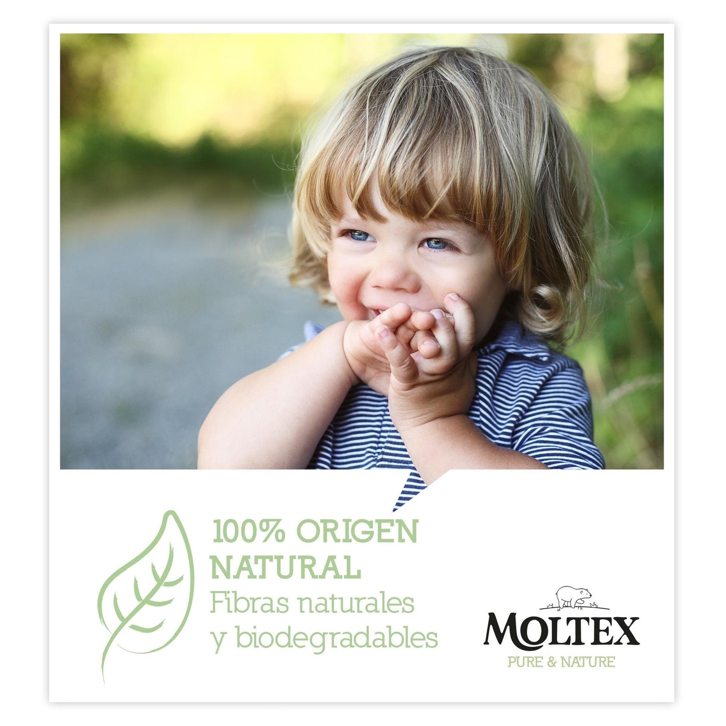 Toalhitas Húmidas Moltex Pure &amp; Nature 60 Unidades
