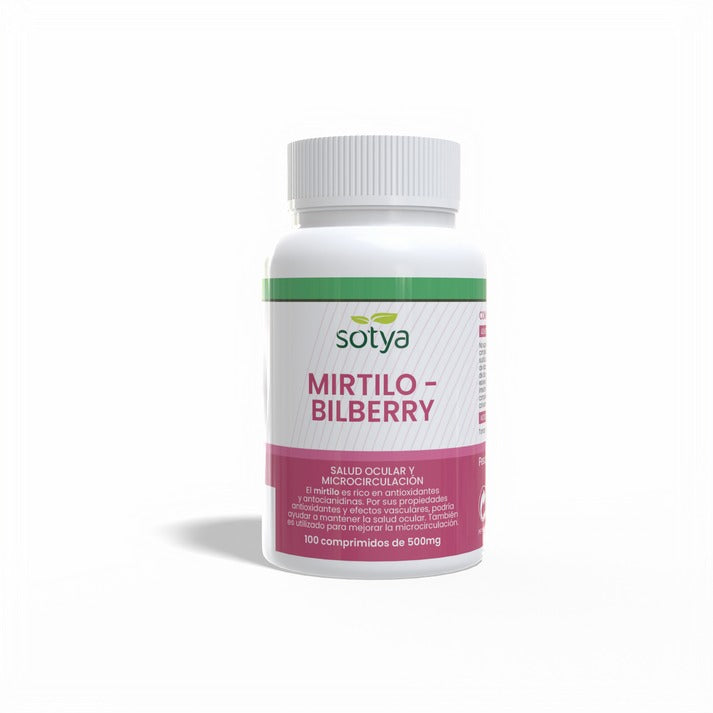 Mirtilo 500 mg Sotya, 100 comprimidos