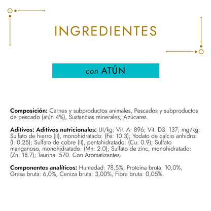 Comida Húmida de Atum Fondant GOURMET GOLD 85 g