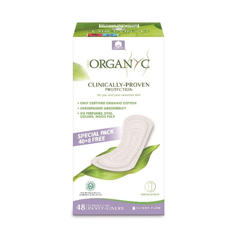 Organyc Protetor Diário Ultrafino 48 Unidades