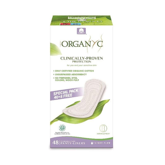 Organyc Protetor Diário Ultrafino 48 Unidades