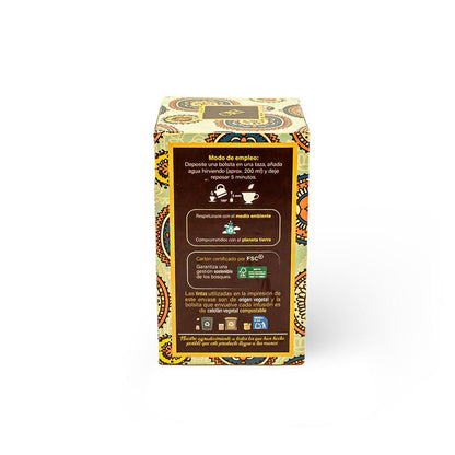 Chá de Rooibos de Baunilha Biológica Artemis para Infusão 20 Saquetas
