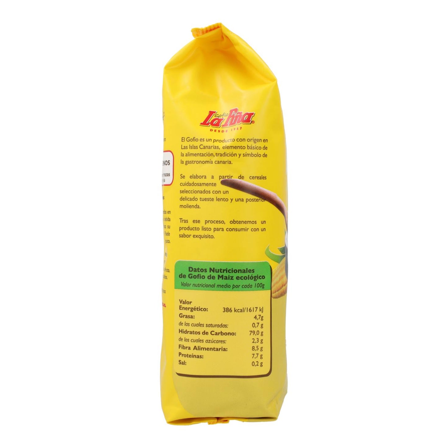 Milho biológico gofio La Piña 500 g