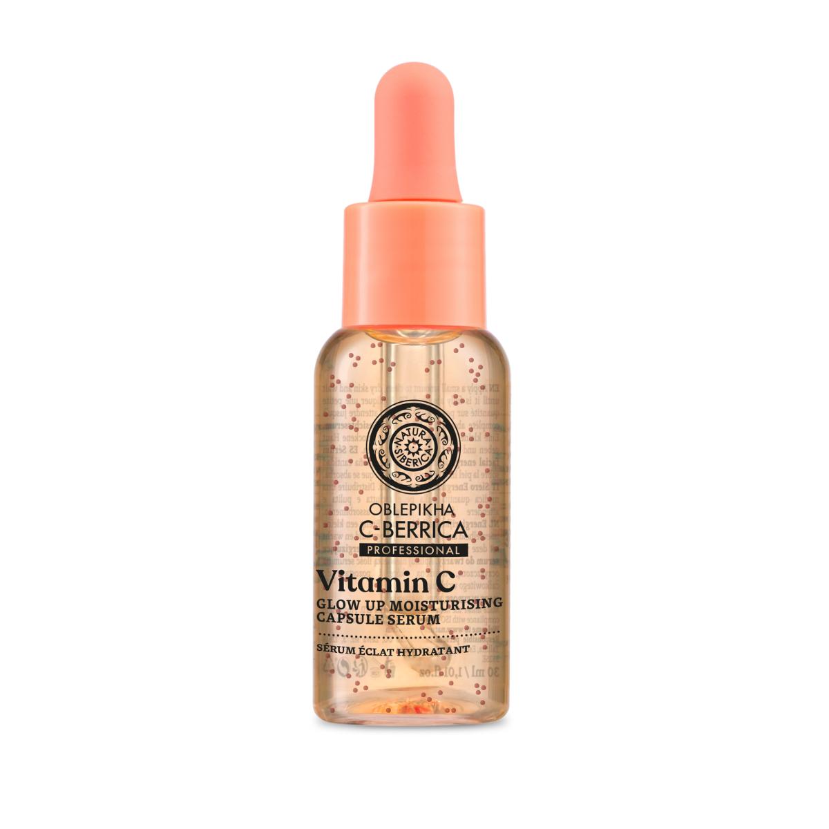 Sérum facial hidratante com cápsulas “glow up”, Natura SIberica 30 ml
