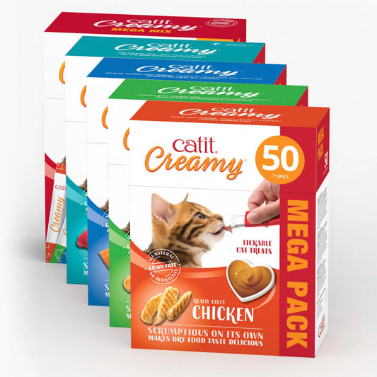 Snack líquido para gatos Creamy Multi Pack 50 x 10 g Catit