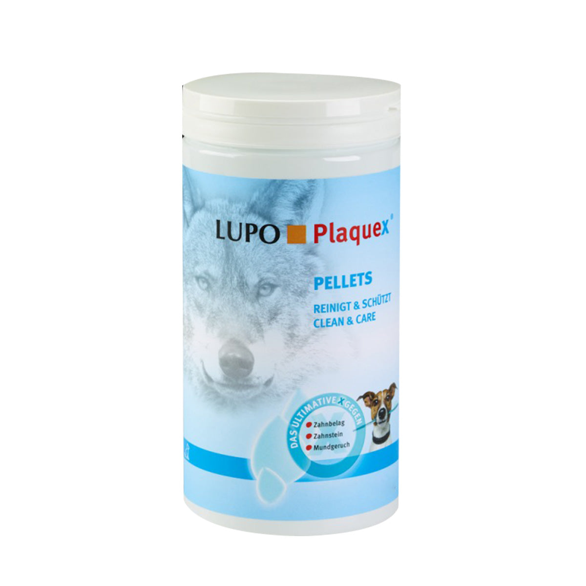 Lupo Plaquex Cuidado Bucodental 100% Natural para Perros Pellet 375 g
