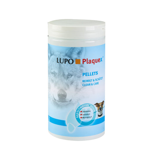 Lupo Plaquex Cuidado Bucodental 100% Natural para Perros Pellet 375 g