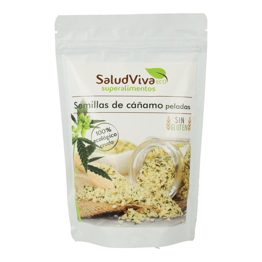 Sementes de cânhamo orgânicas descascadas 250 g, Salud Viva