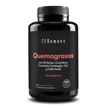 Zenement Thermogenic Fat Burner, 120 comprimidos