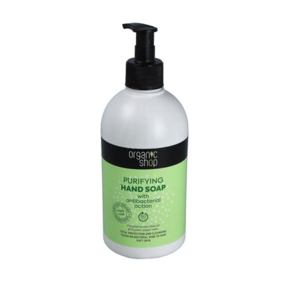 Sabonete purificante para as mãos com ação higienizante, Organic Shop 500 ml