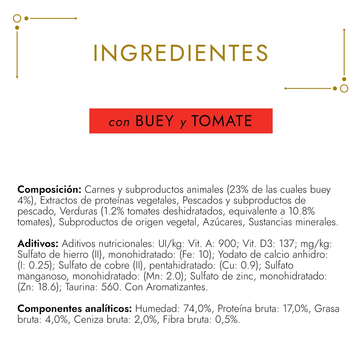 Ração Húmida GOURMET GOLD Tarte de Carne e Tomate 85 g