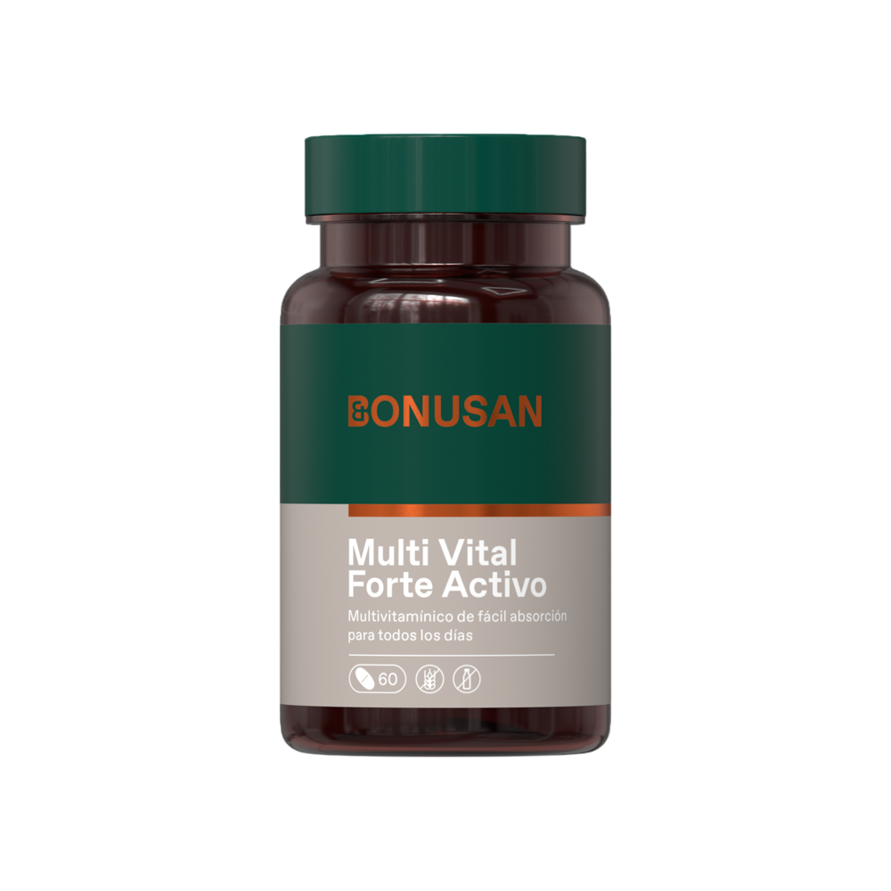 Pack 2x Multivital Forte Activo, Bonusan, 60 Comprimidos