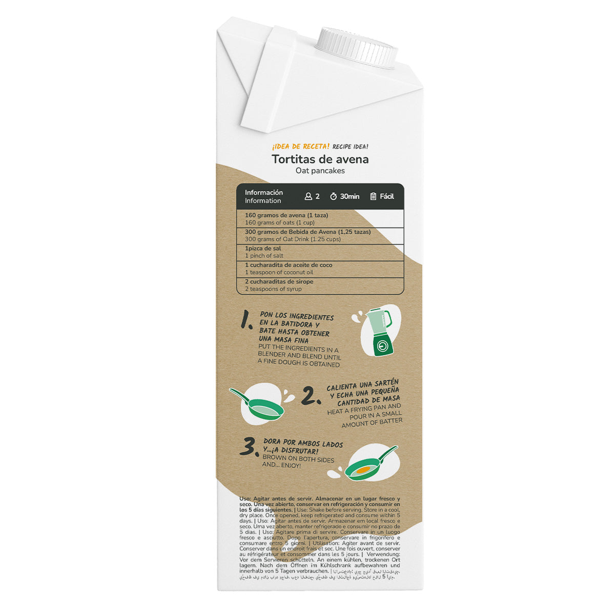 Bebida de Aveia Planeta Huerto ECO 1L
