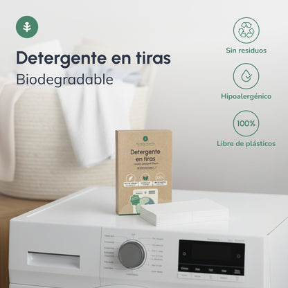 Detergente e amaciador Eco-Strips Planeta Huerto 40 lavagens