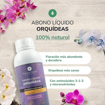 Fertilizante Líquido Planeta Huerto para Orquídeas 1 l