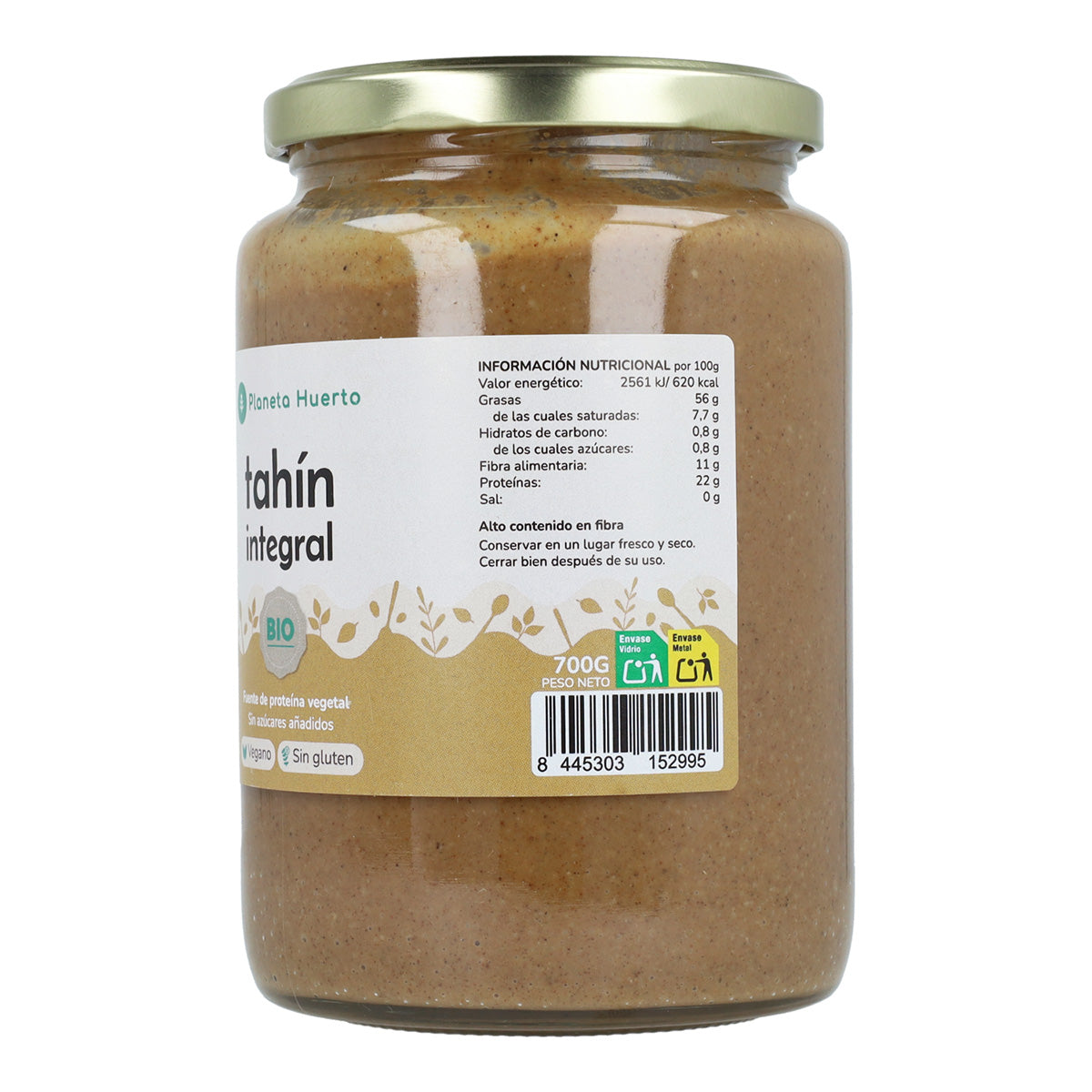 Tahini Integral ECO Planeta Huerto 350 g