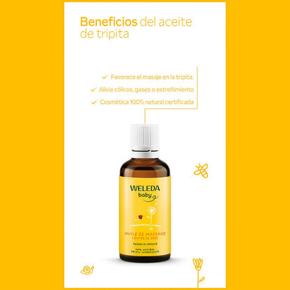 Óleo para Barriga de Bebé Weleda, 50ml