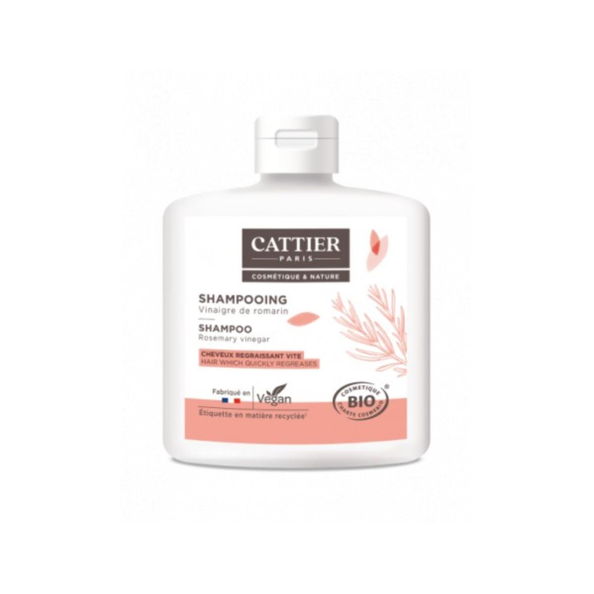 Champô Cattier Alecrim Vinagre para Cabelos Oleosos 250 ml