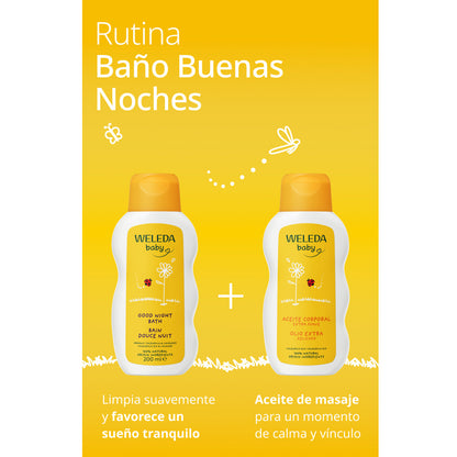 Óleo Corporal de Calêndula Weleda Baby, 200ml