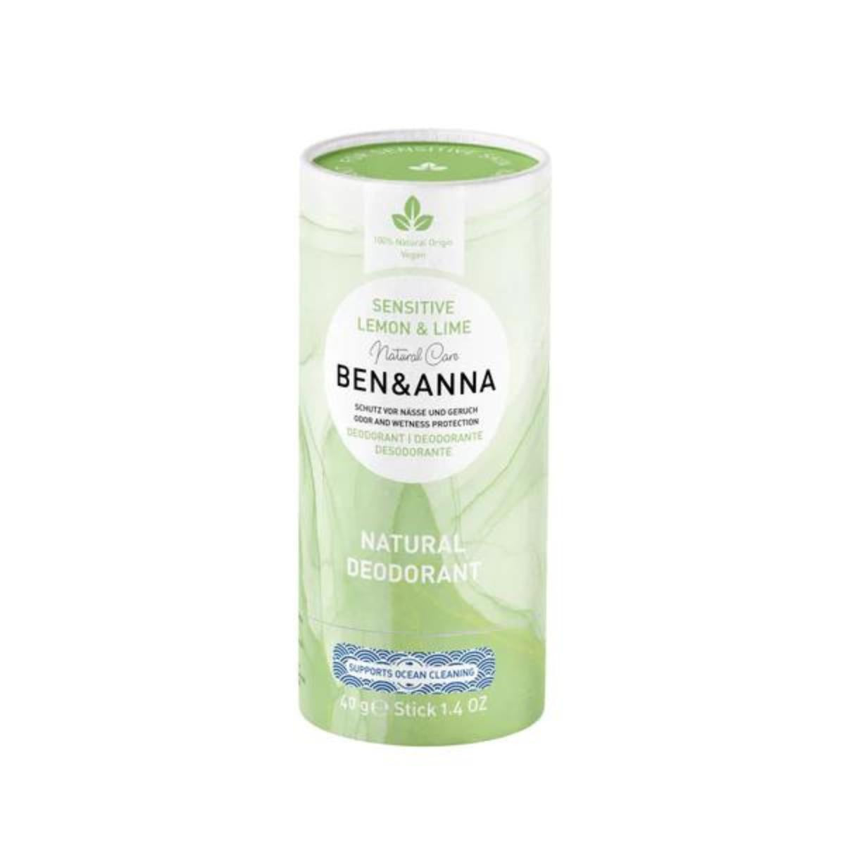 Desodorizante Ben&amp;Anna Sensitive Lima e Limão 40g