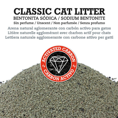 Classic Cat Litter Arquivet 10 kg Aglomerado de Bentonite