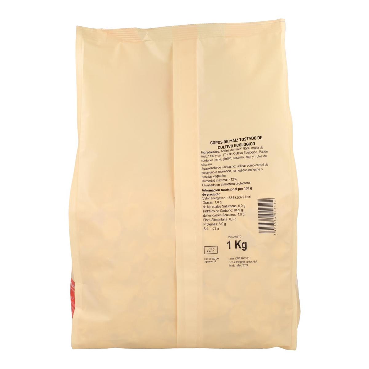 Embalagem de 2 flocos de milho torrados El Granero, 1 kg 