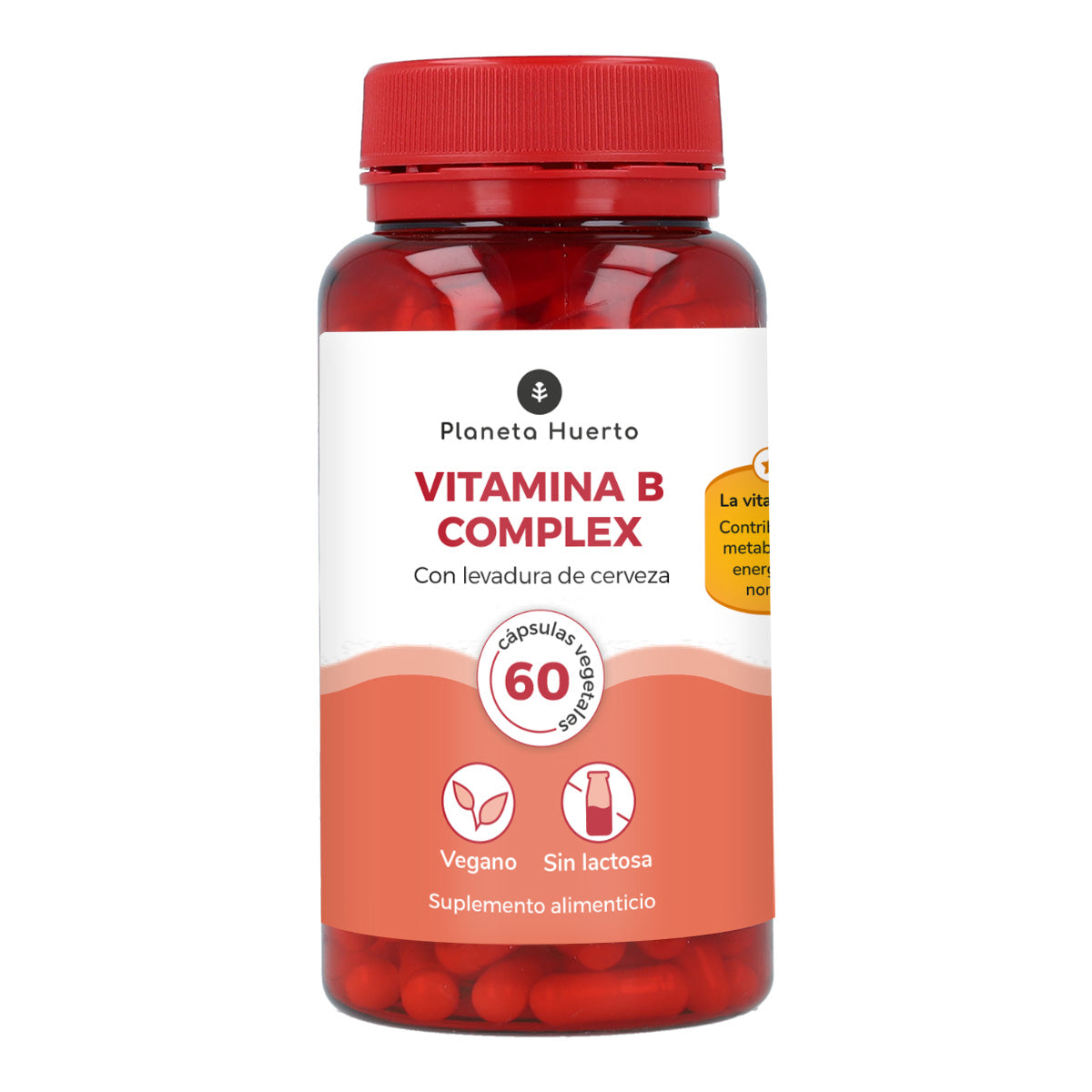 Complexo Vitamina B Planeta Huerto 60 Cápsulas