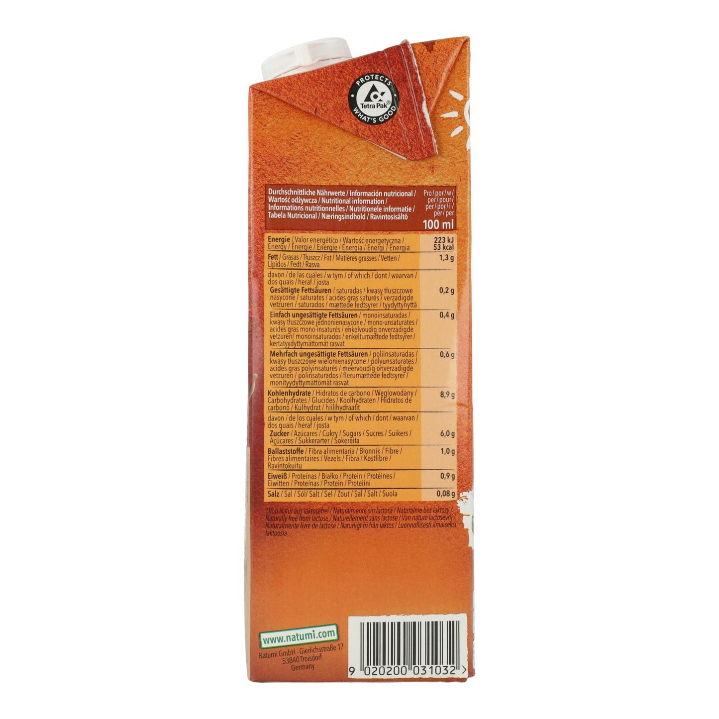 Bebida Biológica Choco Aveia Natumi 1 L