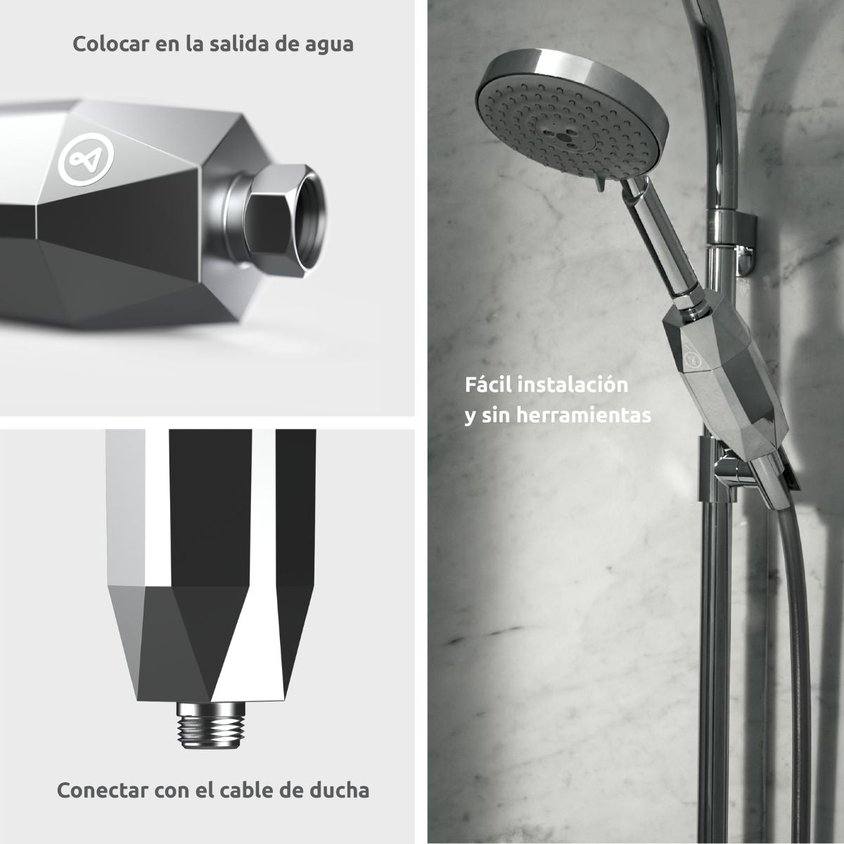 Filtro de chuveiro ShowerPro Diamond Tappwater