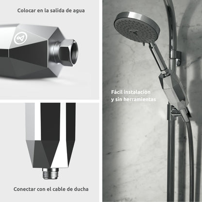 Filtro de chuveiro ShowerPro Diamond Tappwater