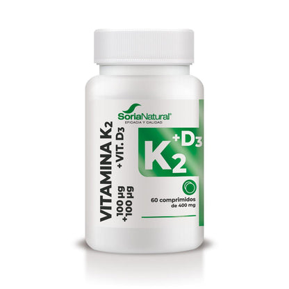 Vitamina D3+K2 de libertação sustentada, 60 comprimidos